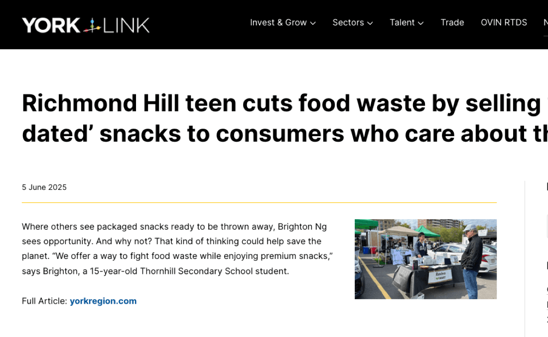 YorkLink feature about Reviva Mart